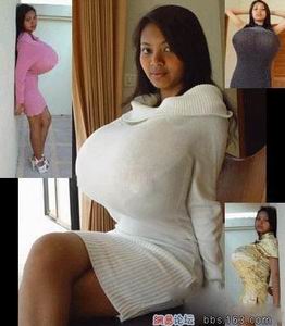 アジア美人巨乳女の子写真