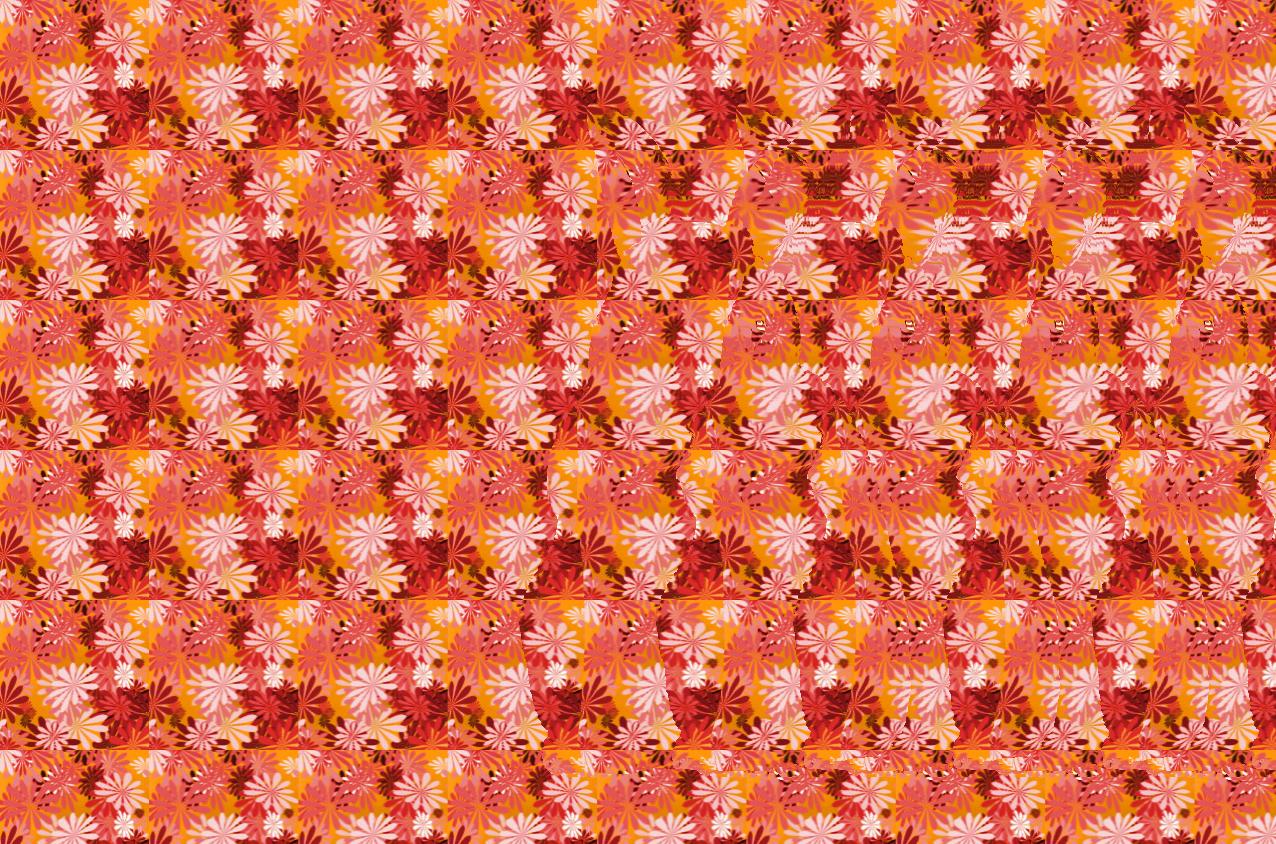立体視 赤い花の中にいる動物は何 12 おもしろ画像ブログ倉庫2ch